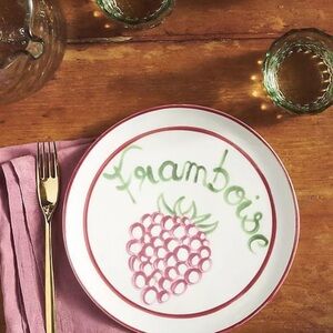 Framboise Raspberry Plate